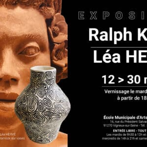 Exposition de céramique, Ralph KEMP et Léa HERVE