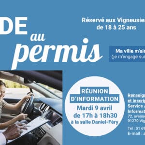 aide au permis Vigneux-sur-Seine