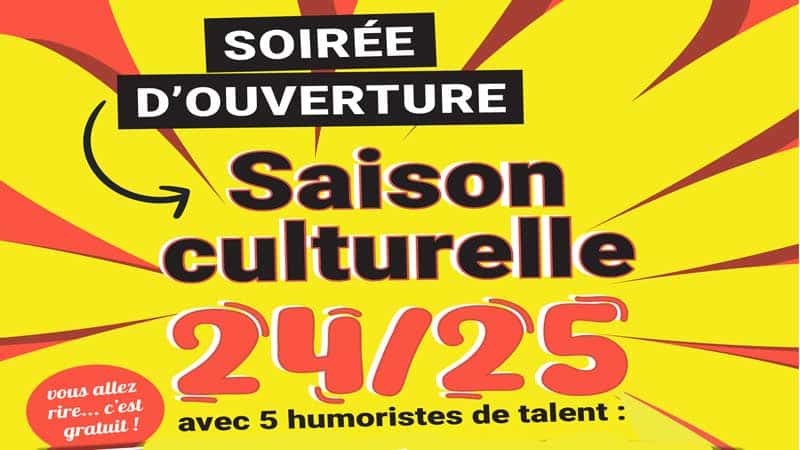 Soirée d’ouverture de la Saison culturelle